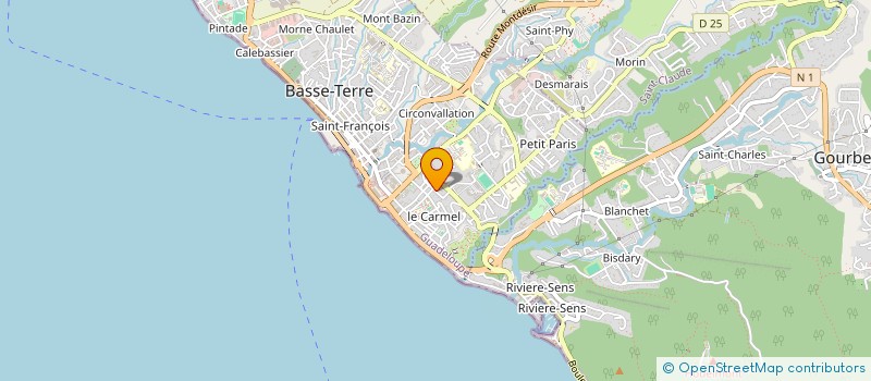 localisation de l'entreprise MONSIEUR PATRICE LATIVE à BASSE-TERRE