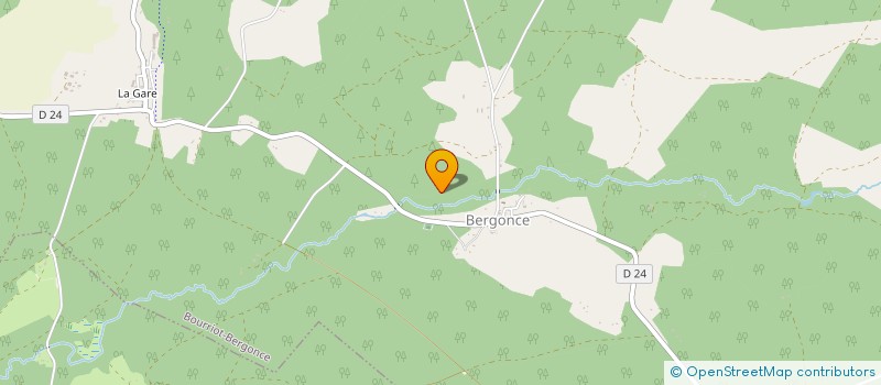 localisation de l'entreprise MONSIEUR PATRICE LATRILLE  BOURRIOT-BERGONCE