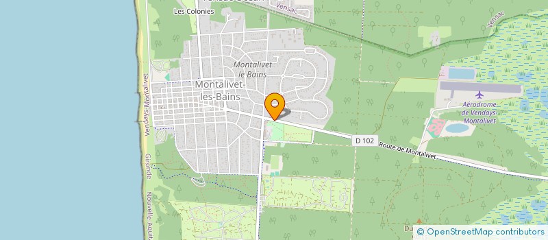 localisation de l'entreprise MONSIEUR PATRICE LAUJAC  VENDAYS-MONTALIVET