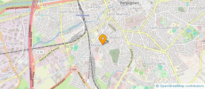 localisation de l'entreprise MONSIEUR PATRICE LAURENS  PERPIGNAN