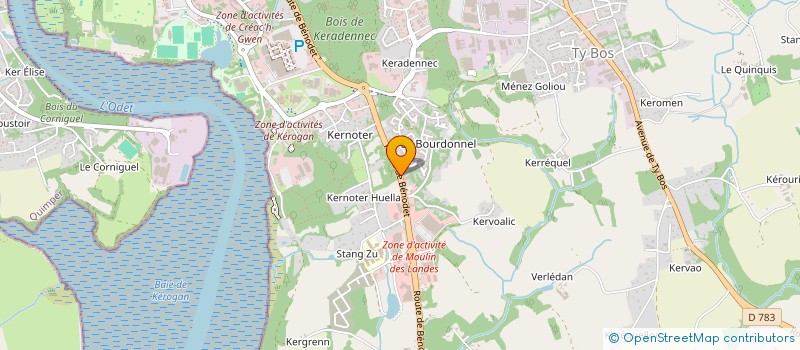 localisation de l'entreprise MONSIEUR PATRICE LAURENT à QUIMPER
