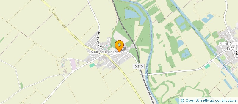 localisation de l'entreprise MONSIEUR PATRICE LAURENT  MAIRY-SUR-MARNE