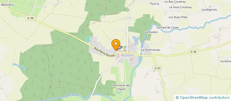 localisation de l'entreprise MONSIEUR PATRICE LAURENT  MAXENT