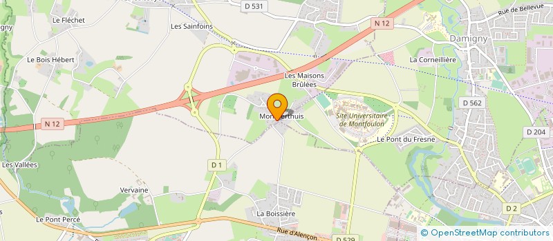 localisation de l'entreprise MONSIEUR PATRICE LAURENT MARC MOINET à LONRAI