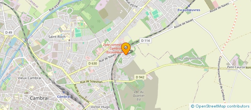 localisation de l'entreprise MONSIEUR PATRICE LAUWERS  CAMBRAI