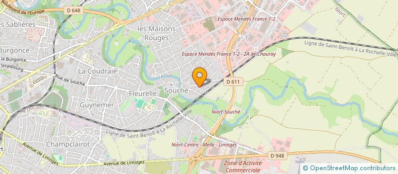 localisation de l'entreprise MONSIEUR PATRICE LAVALADE à NIORT
