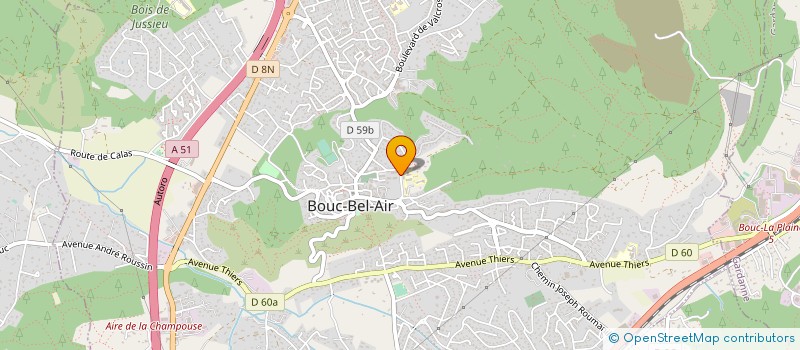 localisation de l'entreprise MONSIEUR PATRICE LE CAN  BOUC-BEL-AIR