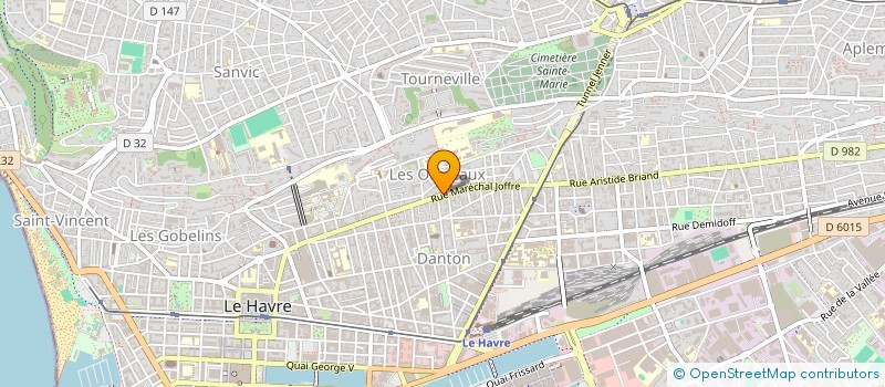 localisation de l'entreprise MONSIEUR PATRICE LE DUC à LE HAVRE