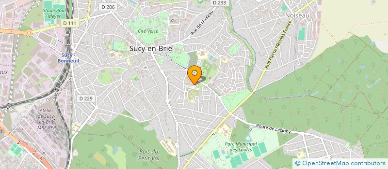 localisation de l'entreprise MONSIEUR PATRICE LE GRAVEREND à SUCY-EN-BRIE