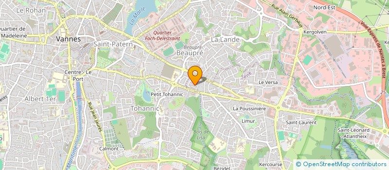 localisation de l'entreprise MONSIEUR PATRICE LE GUEVEL  SENE