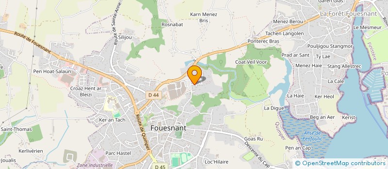 localisation de l'entreprise MONSIEUR PATRICE LE LAY à FOUESNANT