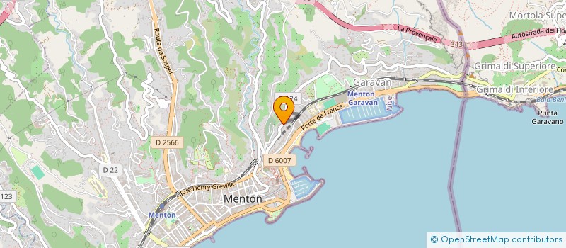 localisation de l'entreprise MONSIEUR PATRICE LE MAY à MENTON