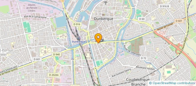 localisation de l'entreprise MONSIEUR PATRICE LE MESLE à DUNKERQUE