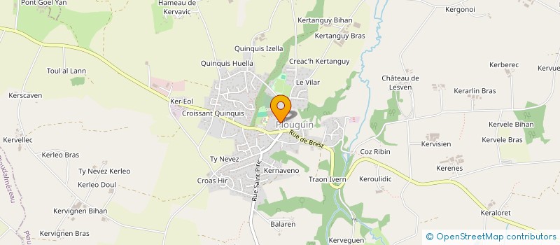 localisation de l'entreprise MONSIEUR PATRICE LE MOIGNE  PLOUGUIN