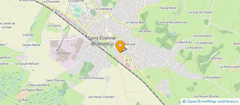 localisation de l'entreprise MONSIEUR PATRICE LE NOEN  SAINT-ETIENNE-DE-MONTLUC