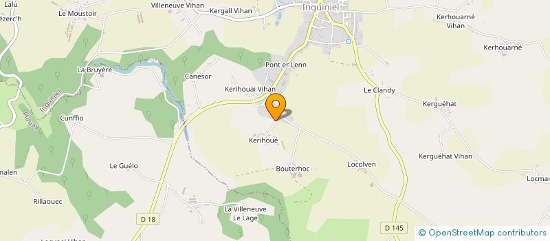 localisation de l'entreprise MONSIEUR PATRICE LE TROEDEC  INGUINIEL