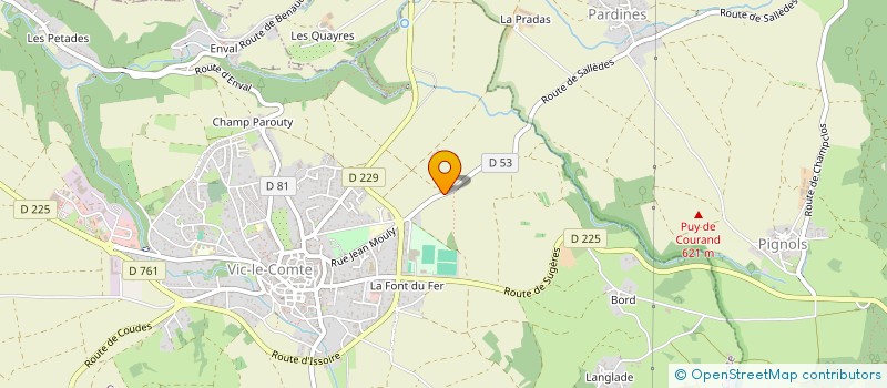 localisation de l'entreprise MONSIEUR PATRICE LEBARD  PIGNOLS