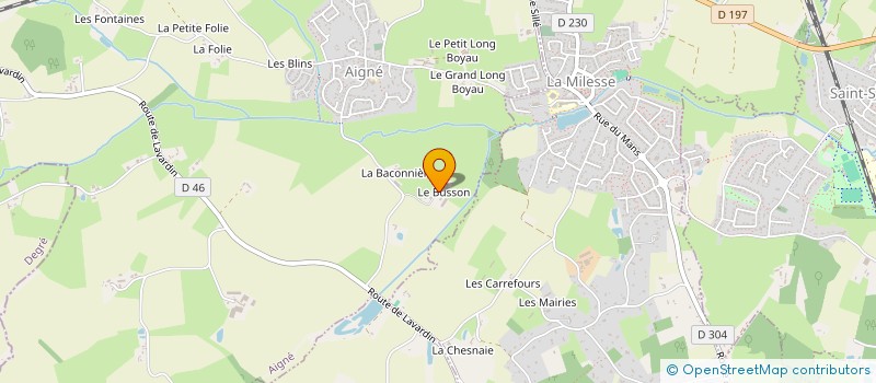 localisation de l'entreprise MONSIEUR PATRICE LEBOULEUX  AIGNE