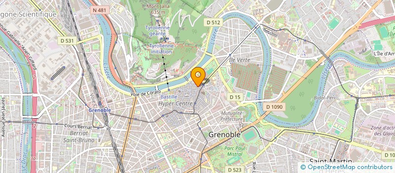 localisation de l'entreprise MONSIEUR PATRICE LEBRUN  GRENOBLE