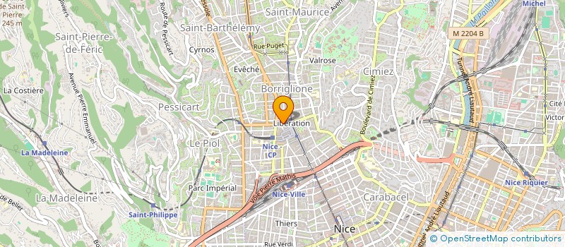 localisation de l'entreprise MONSIEUR PATRICE LECCIA à NICE