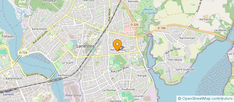 localisation de l'entreprise MONSIEUR PATRICE LECLAIR  PRIZIAC