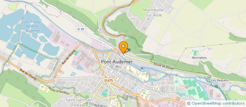 localisation de l'entreprise MONSIEUR PATRICE LECLERC à PONT-AUDEMER