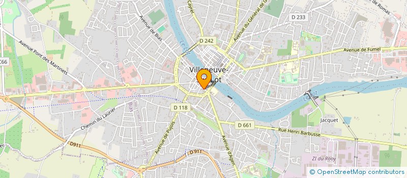 localisation de l'entreprise MONSIEUR PATRICE LECLERC D'ORLEAC  VILLENEUVE-SUR-LOT