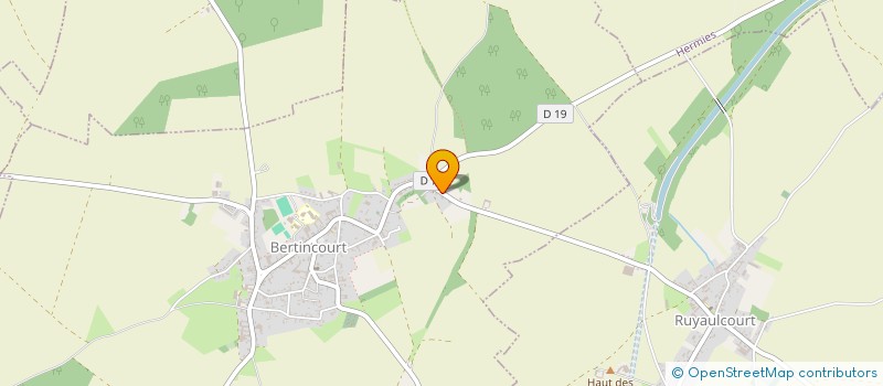 localisation de l'entreprise MONSIEUR PATRICE LECLERCQ  BERTINCOURT