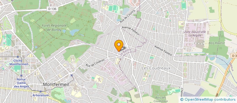 localisation de l'entreprise MONSIEUR PATRICE LEFEVRE à MONTFERMEIL