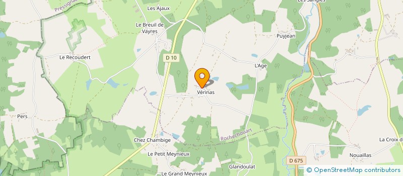 localisation de l'entreprise MONSIEUR PATRICE LEFEVRE à ROCHECHOUART