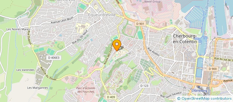 localisation de l'entreprise MONSIEUR PATRICE LEFRANCOIS  CHERBOURG-EN-COTENTIN