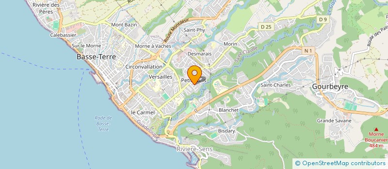 localisation de l'entreprise MONSIEUR PATRICE LEGER à BASSE-TERRE