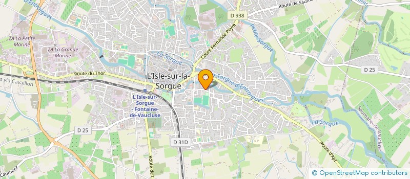 localisation de l'entreprise MONSIEUR PATRICE LEGRAND à L'ISLE-SUR-LA-SORGUE