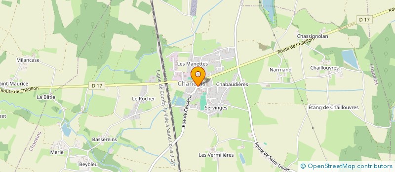 localisation de l'entreprise MONSIEUR PATRICE LEGRAND à CHANEINS