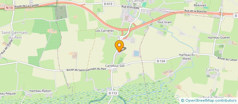 localisation de l'entreprise MONSIEUR PATRICE LEHOT  ISIGNY-SUR-MER