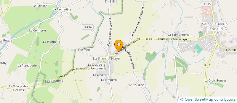 localisation de l'entreprise MONSIEUR PATRICE LELANDAIS à SAINT-SAUVEUR-VILLAGES