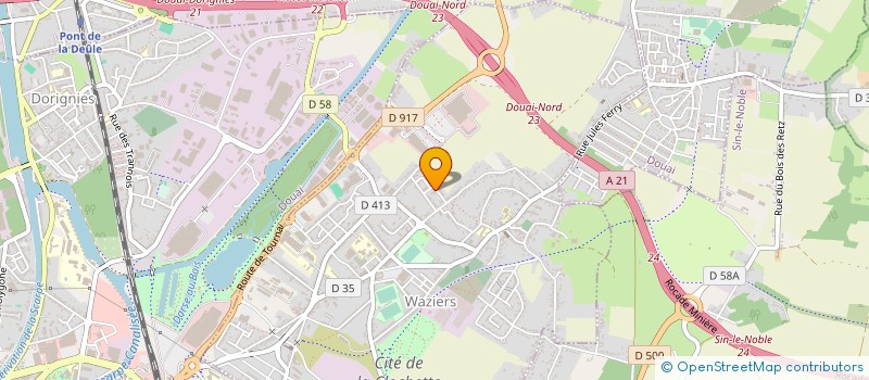 localisation de l'entreprise MONSIEUR PATRICE LELEU à WAZIERS