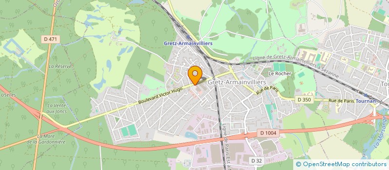 localisation de l'entreprise MONSIEUR PATRICE LEMASSON  GRETZ-ARMAINVILLIERS