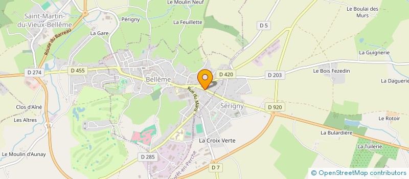 localisation de l'entreprise MONSIEUR PATRICE LEMEUX à BELLEME