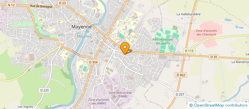 localisation de l'entreprise MONSIEUR PATRICE LENFANT à MAYENNE