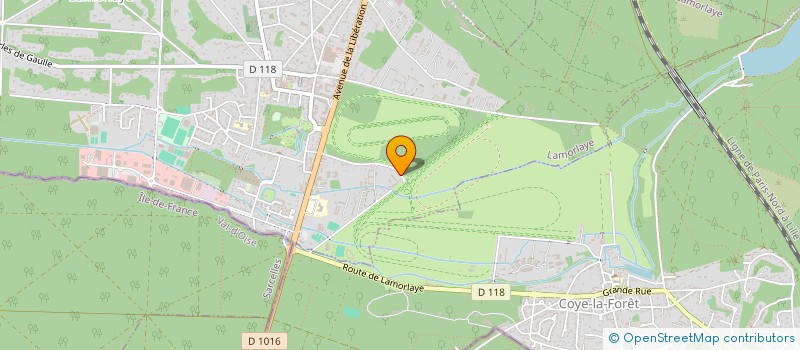 localisation de l'entreprise MONSIEUR PATRICE LENOGUE  LAMORLAYE