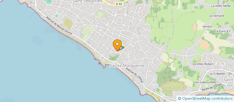 localisation de l'entreprise MONSIEUR PATRICE LENOIR  PORNICHET