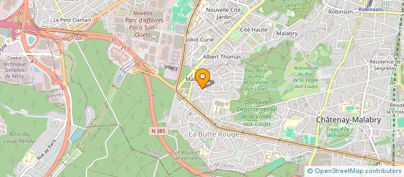 localisation de l'entreprise MONSIEUR PATRICE LEONARD à CHATENAY-MALABRY