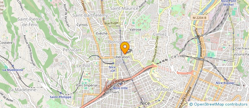 localisation de l'entreprise MONSIEUR PATRICE LEONARDO  NICE