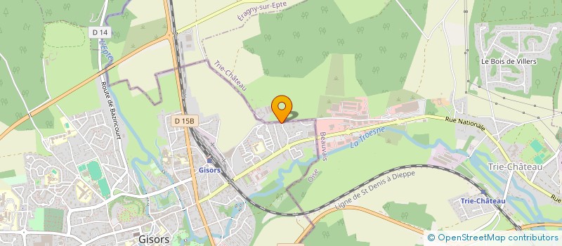 localisation de l'entreprise MONSIEUR PATRICE LEPERLIER à GISORS