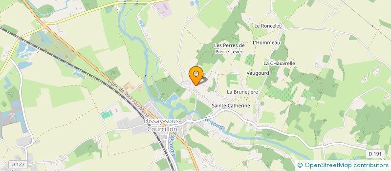 localisation de l'entreprise MONSIEUR PATRICE LERAT  LA BRUERE-SUR-LOIR