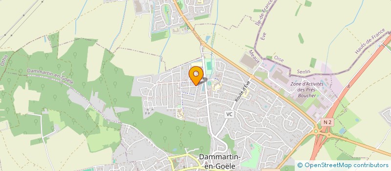 localisation de l'entreprise MONSIEUR PATRICE LERAY  DAMMARTIN-EN-GOELE