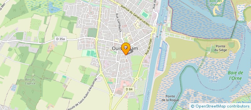localisation de l'entreprise MONSIEUR PATRICE LESAGE à OUISTREHAM