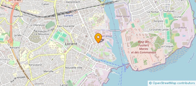 localisation de l'entreprise MONSIEUR PATRICE LESTEVEN à LORIENT
