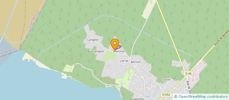 localisation de l'entreprise MONSIEUR PATRICE LESUEUR  SANGUINET